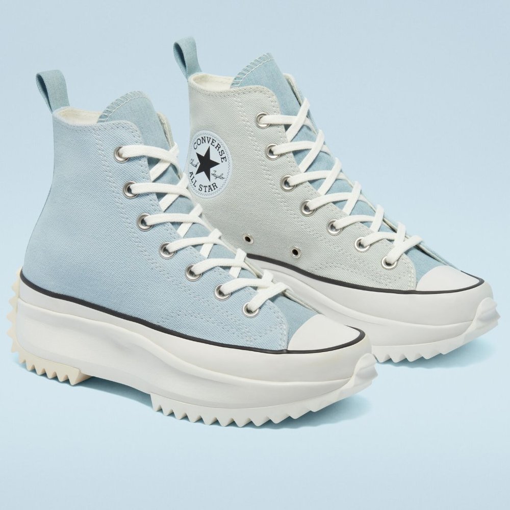 Converse Summer Denim Run Star Hike Blue Casual Lifestyle 171894C